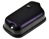 Vergaserwannendeckel UNI AUTO schwarz kompatibel für Vespa PX, Super, VNA, VNB, VBA, VBB ohne Getrenntschmierung