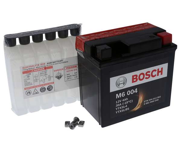 11517 Batterie 12v 4ah Bosch Ytx5l Bs Auf Roller Com