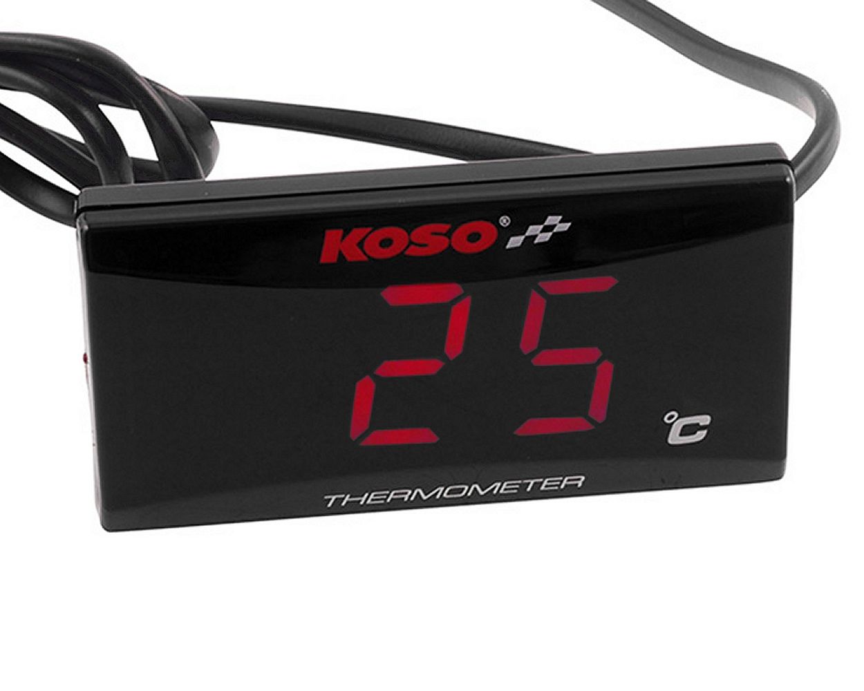 Temperaturanzeige Digital Roller Koso -  Universal-Motorrad-Digital-Thermometer Instrument Wassertemperatur- Temperaturmesser Ersatz Für Rennroller(Rote Hintergrundbeleuchtung) :  : Auto & Motorrad